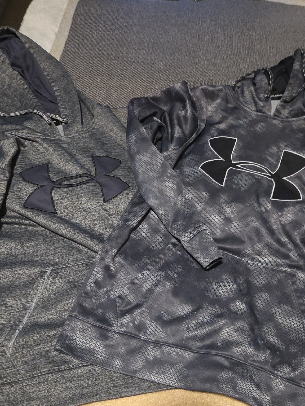 Under Armour Kids' Charcoal Gray Hooded Pullover Set